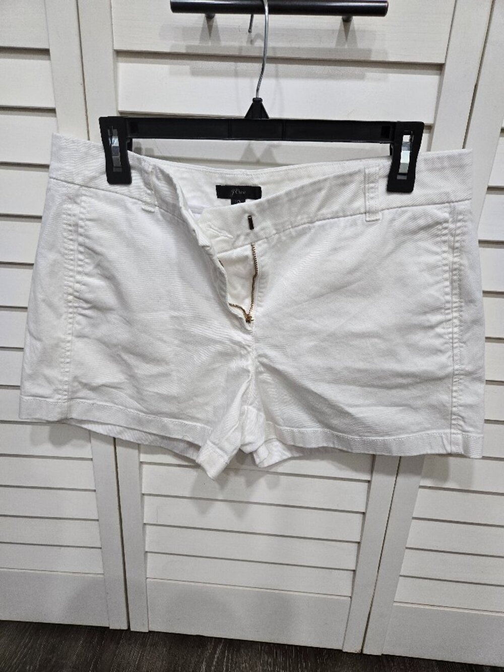 J. Crew White shorts, Size 10, Good Condition